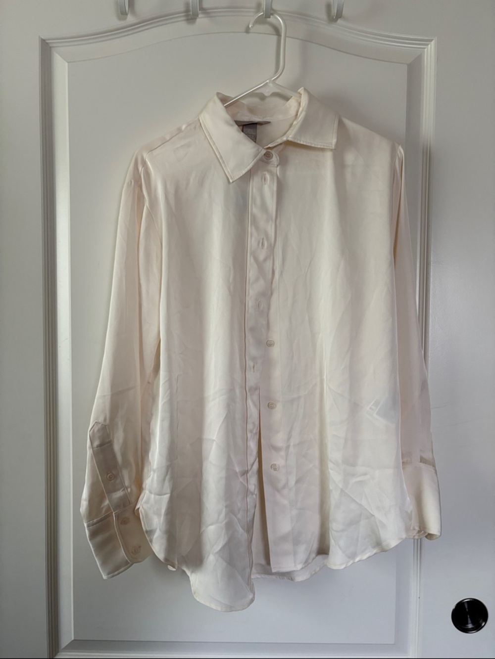 Off white button up